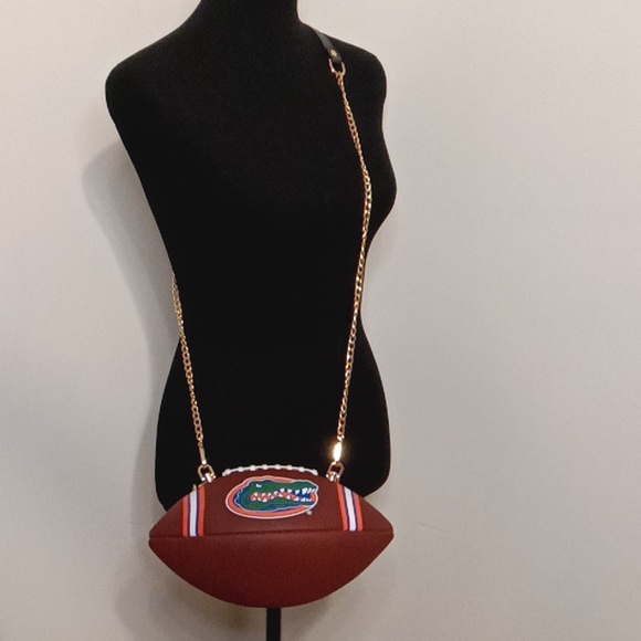 NWT LIMITED EDITION HANDMADE NCAA FLORIDA GATORS 🐊 Football Bag 🏈 - Picture 6 of 17